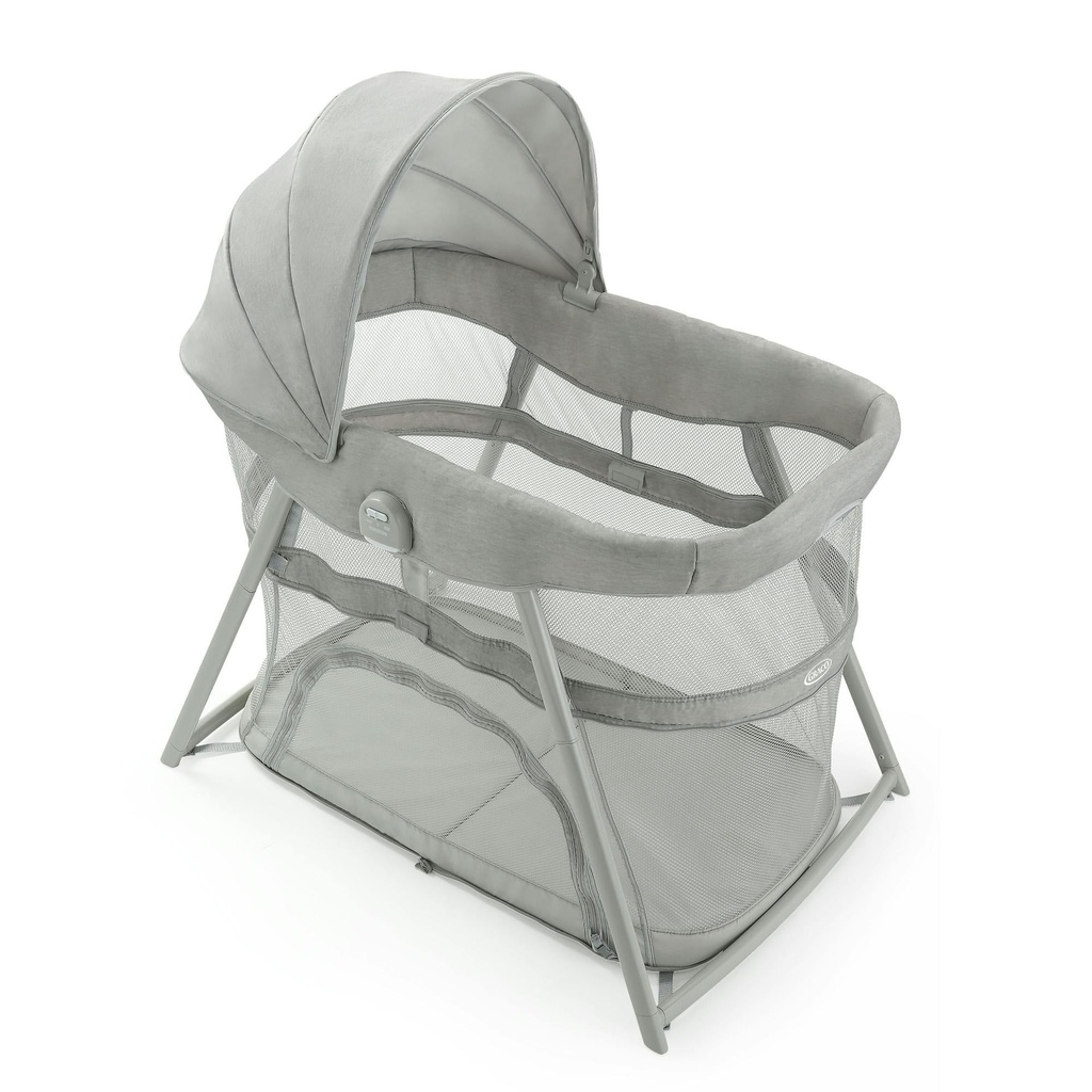 Graco Dreammore 3-In-1 Portable Bassinet & Travel Crib, Modern Cottage Collection