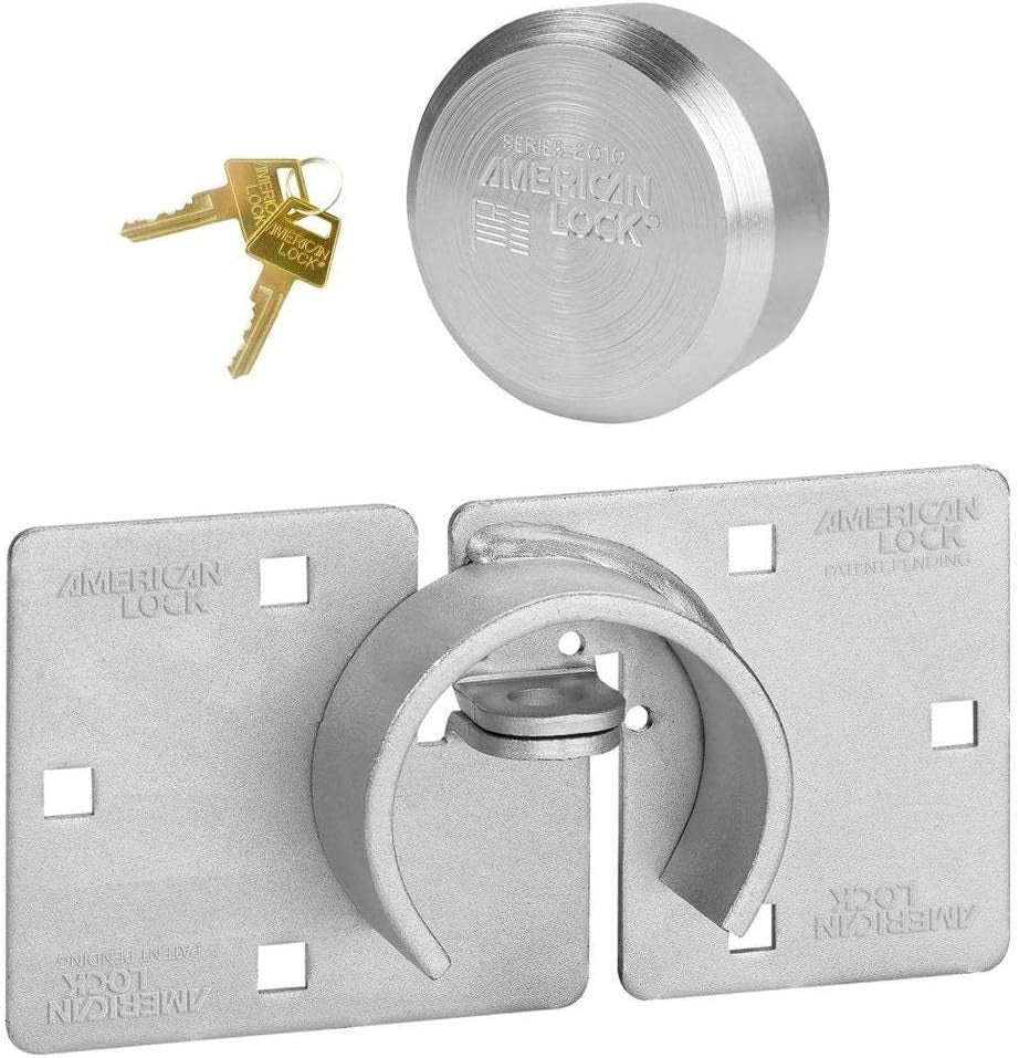 American/Master Lock (1) Hidden Shackle and Hasp Combo A801 - A2010NKA W/Bumpstop Technology