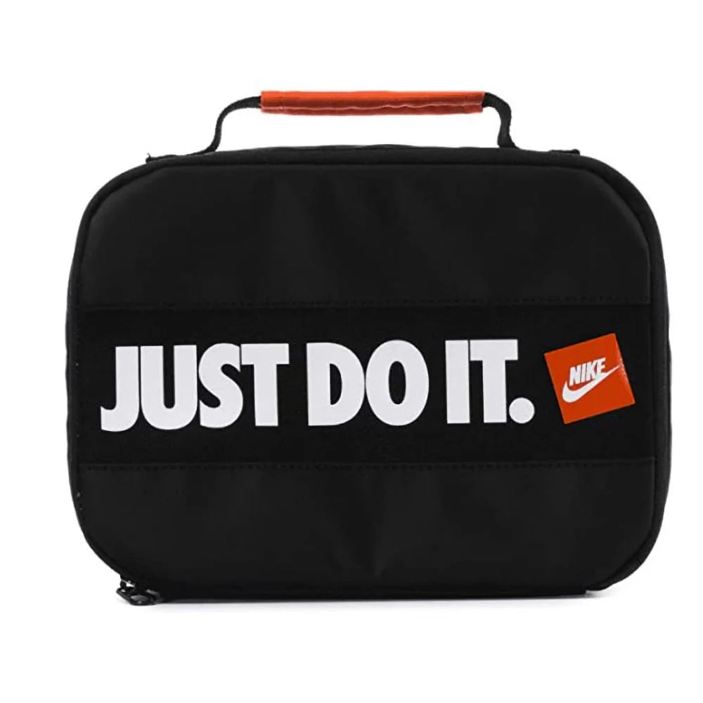 Nike Just Do It Bumper Sticker Fuel Pack Lunch Box Insulated Snack Bag - Black