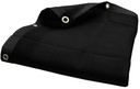 8'X16' (Black) Heavy Duty Mesh Tarp Net Sail Sun Shade Awning and Fence Screen Patio and Canopy Cover