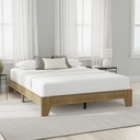 Hillsdale Furniture Sunridge Queen Wood Platform Bed, Knotty Oak