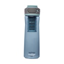 Contigo Clybourn Plastic Freeflow Filter Water Bottle with AUTOSEAL Lid 24 Oz., Dark Ice, with Replacable Filter