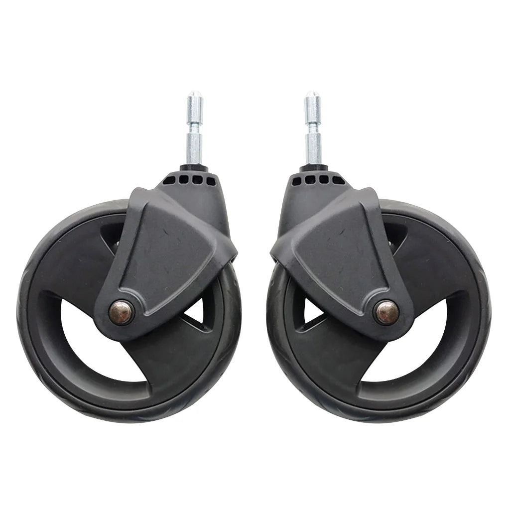 Stroller Back Wheels Stroller Front Wheels Pushchair Wheels Stroller Wheels Baby Cart Pram Accessories Plastic Material