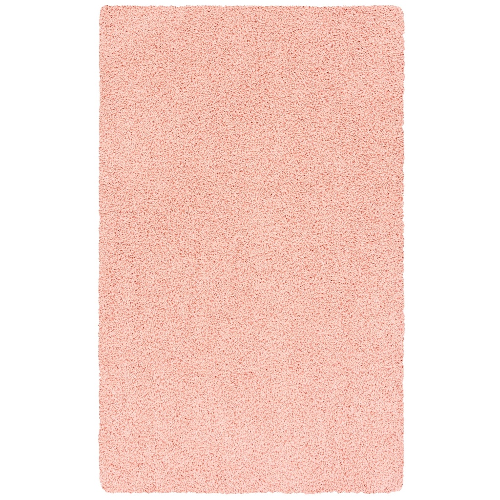Mainstays Transitional Solid Blush Indoor Youth Shag Area Rug, 3' X 4'8"