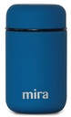 MIRA Insulated Food Jar Thermos for Hot Food & Soup, Compact Stainless Steel Vacuum Lunch Container for Meals to Go - 13.5 Oz, Denim Blue