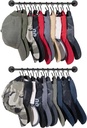 Mkono 2 Pack Metal Hat Rack for Wall Baseball Cap Hanger with 20 Hooks Hat Holder