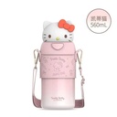 560Ml Sanrio Kuromi Hello Kitty Stuff Kids Thermos Cup Insulated Vacuum Flask Kawaii Large Capacity Stainless Steel Water Bottle