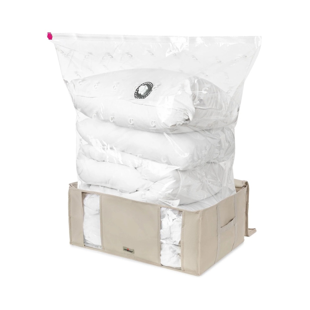 Vacuum Storage Box, Beige, Xxl, Range 2.0, by Compactor