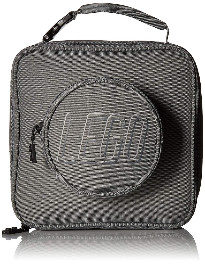 LEGO Unisex Brick Lunch Bag - Gray
