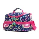 Khulula Kids Reusable Lunch Bag Box Insulated Dual Compartment Bpa-Free Leakproof Durable Lunch Box for Toddler School Picnic and Travel Uicorn