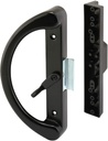 Prime-Line C 1238, Reverse Hook, 4-15/16 In, Black Sliding Door Cam Latch
