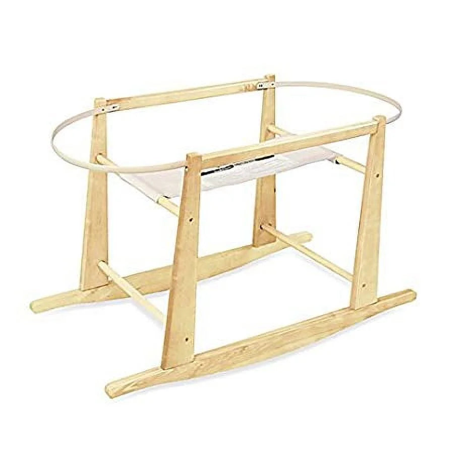 Jolly Jumper Rocking Moses Basket Stand Natural