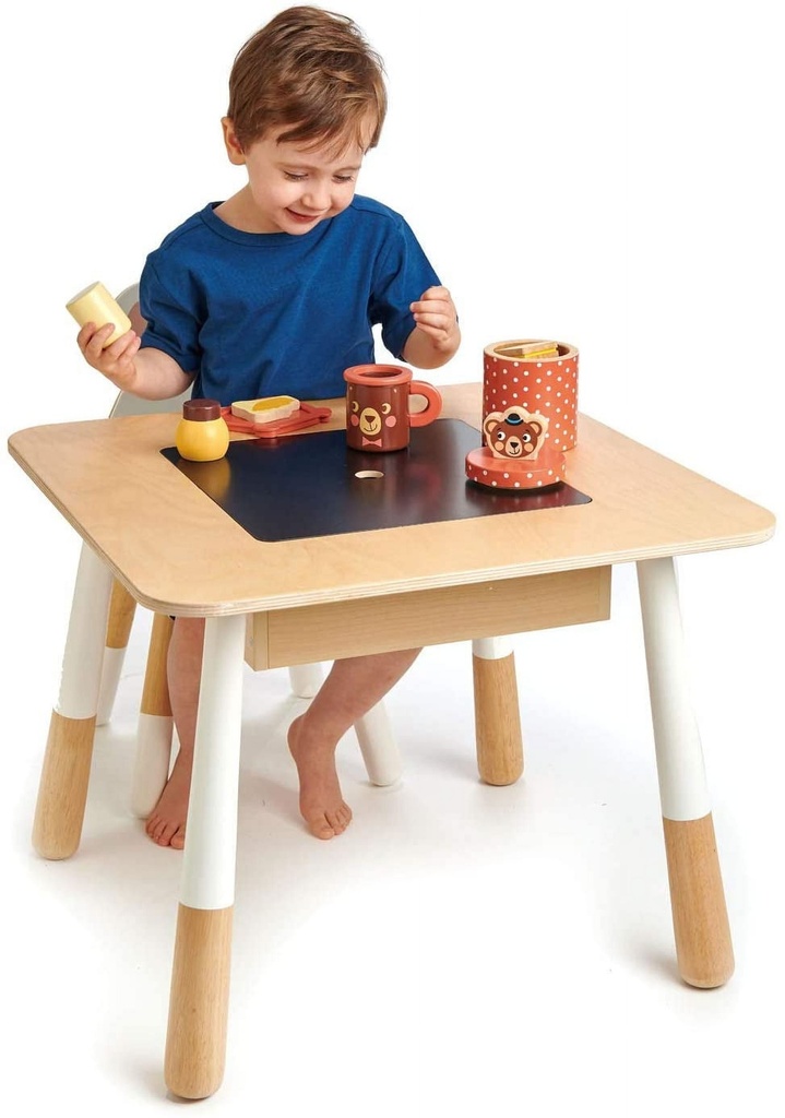 Tender Leaf Toys - Forest Table and Chairs Collections - Adorable Kids Size Art Play Game Table and Chairs