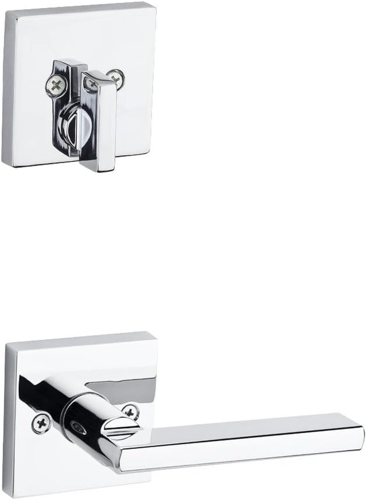 Kwikset 99710-003 Single Cylinder Interior Pack Only with Halifax Lever for Signature Series Low Profile Handle in Polished Chrome