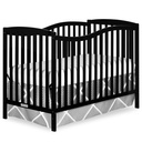 Dream on Me Chelsea 5-In-1 Convertible Crib, JPMA Certified, Black