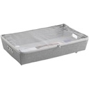 Better Homes & Gardens Rolling Polyester & Cotton under Bed Zippered Storage Bin, Closet Organizers, 26" X 15"