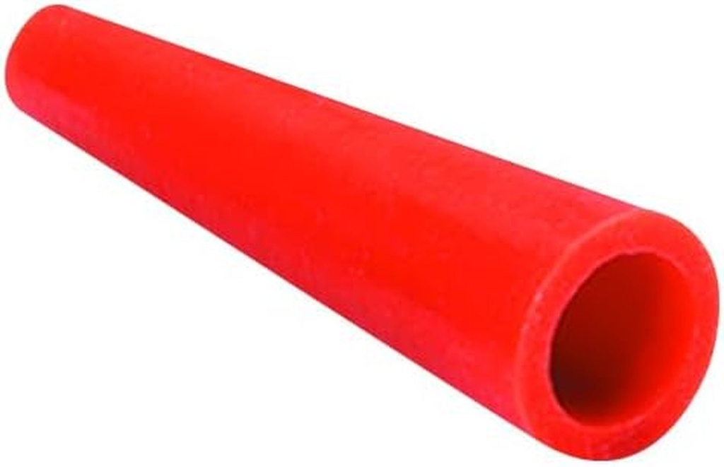 Caplugs UHCP-1 - UHCP-SH Series - Ultrabake Silicone Hollow Cone Plugs, Rusty Red, Bag of 250, Plug Min. OD 0.147" X Max. OD 0.580", Masking, Reusable, Protection and Finishing, Temp Resistant