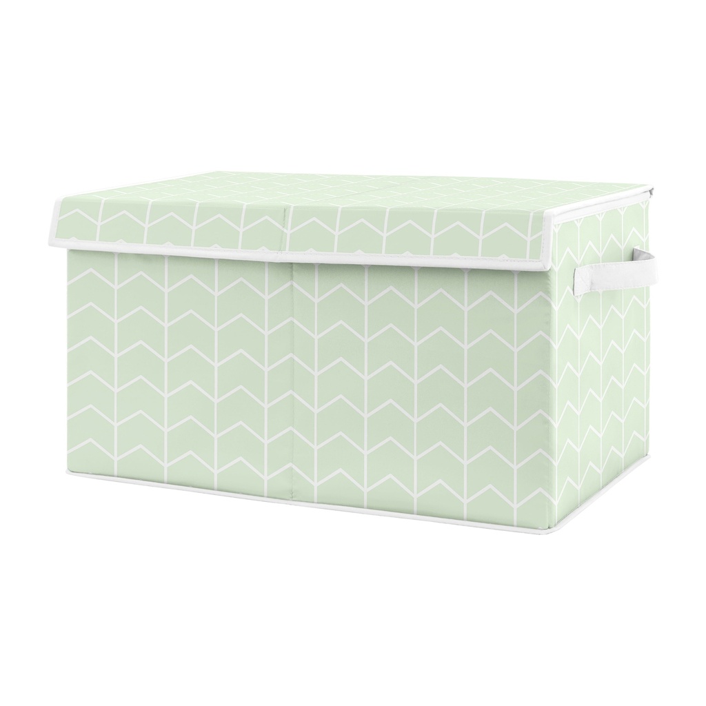 Elephant Mint Arrow Storage Fabric Toy Box by Sweet Jojo Designs