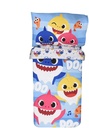 Baby Shark Toddler Bedding Sheet Set 3 Piece Set for Kids with Reversible Comforter