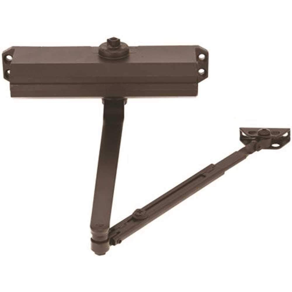 Norton 1601H 690 1601 Series Adjustable Hold Open 1 Door Closer, Satin Aluminum