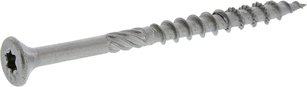 Power Pro 48625 Wood Screws, #8 X 1", Premium Stainless Marine Screws, Rust Resistant , Stainless Steel, 5Lb Tub, 860 Pcs