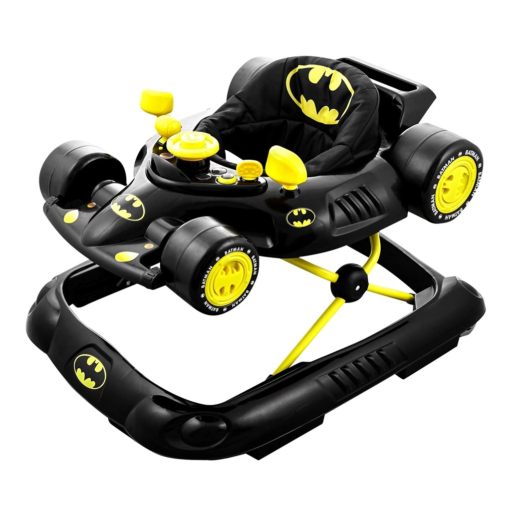 Kidsembrace DC Comics Supportive Batman Superhero Baby Batmobile Walker, Black- Unisex