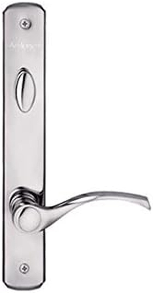 Andersen Newbury Style (Single Active) Hinged Patio Door Hardware Set in Polished Chrome
