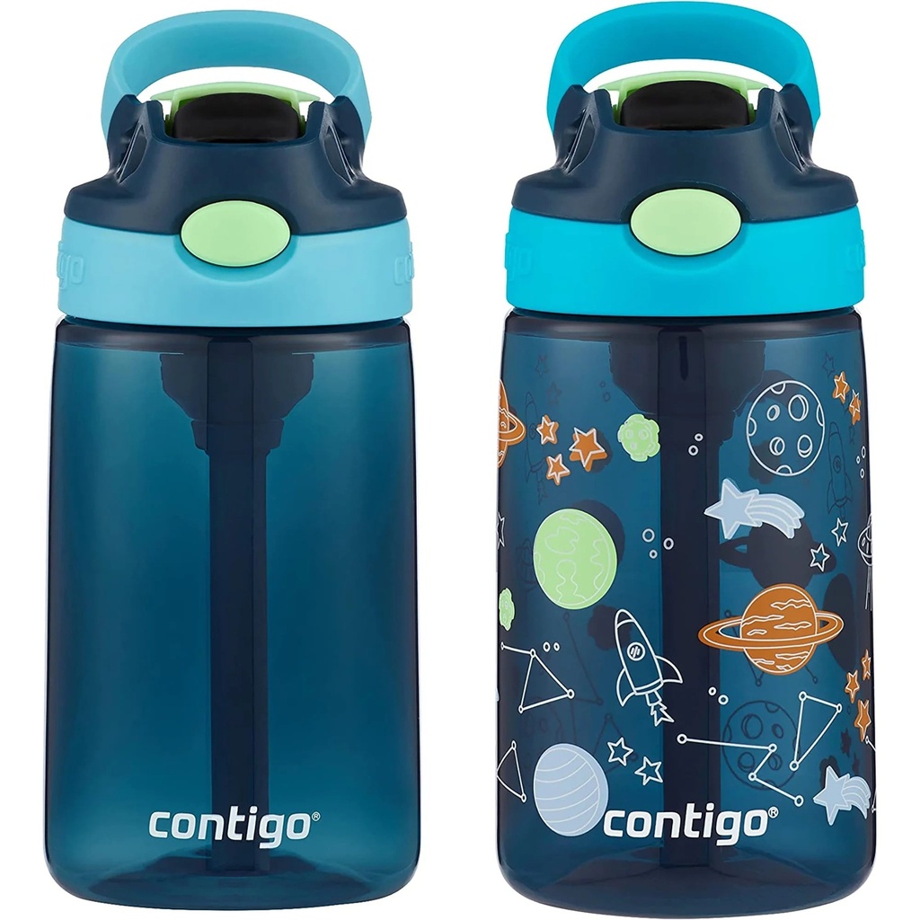 Contigo Kid'S 14 Oz. Water Bottle 2-Pack - Blueberry & Cosmos