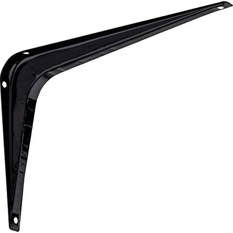 Shelf Bracket, Black, 6 X 8-In.