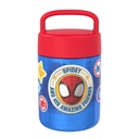 Zak Designs 12 Oz Kids Travel Food Jar Stainless Steel Marvel Spider-Man Vacuum Insulated for Hot and Cold Food
