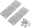 GLEAVI Mending Joining Plates 6 Sets Stainless Steel Corner Code Furniture Board Wood Corner Shelf Holder