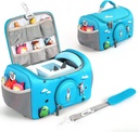 Carrying Case for Toniebox Starter Set Storage Carrier Bag for Toniesbox Audio Player Carrying Box for Kids Toniebox Accessories Travel Carrying Bag for Toniebox Blue