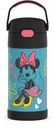 THERMOS - 12Oz Stainless Steel Insulated Straw Bottle, Minnie Mouse