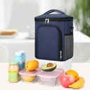 Ozmmyan Meal Bag Large Capacity Handheld Meal Bag Shoulder Crossbody Insulated Bag Lunch Box Bag Fresh Ice Bag Coffee Canister