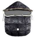 7A.M. ENFANT "Le Sac Igloo" Footmuff, Converts into a Single Panel Stroller and Car Seat Cover - Black, Medium