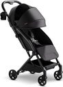 Mompush Lightweight Baby Stroller, Compact Stroller for Airplane Travel, Black, 14.2 Lb, Unisex