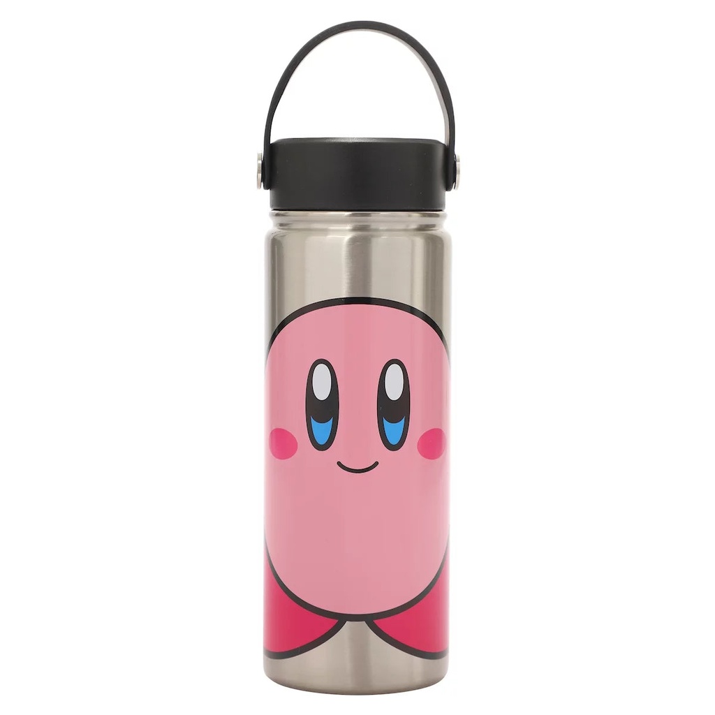 Kirby Character & Logo 17 Oz Stainless Steel Water Bottle