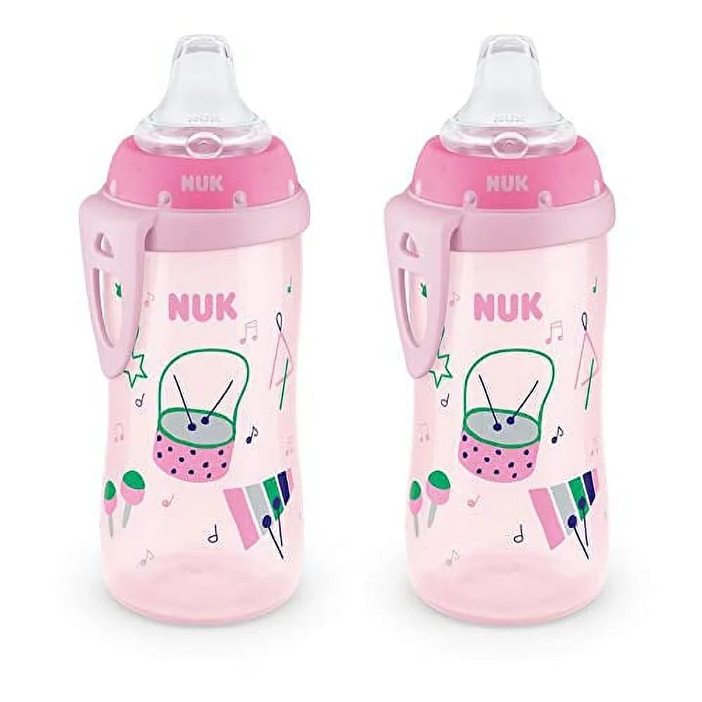 NUK Active Sippy Cup, 10 Oz, 2 Pack, 8+ Months