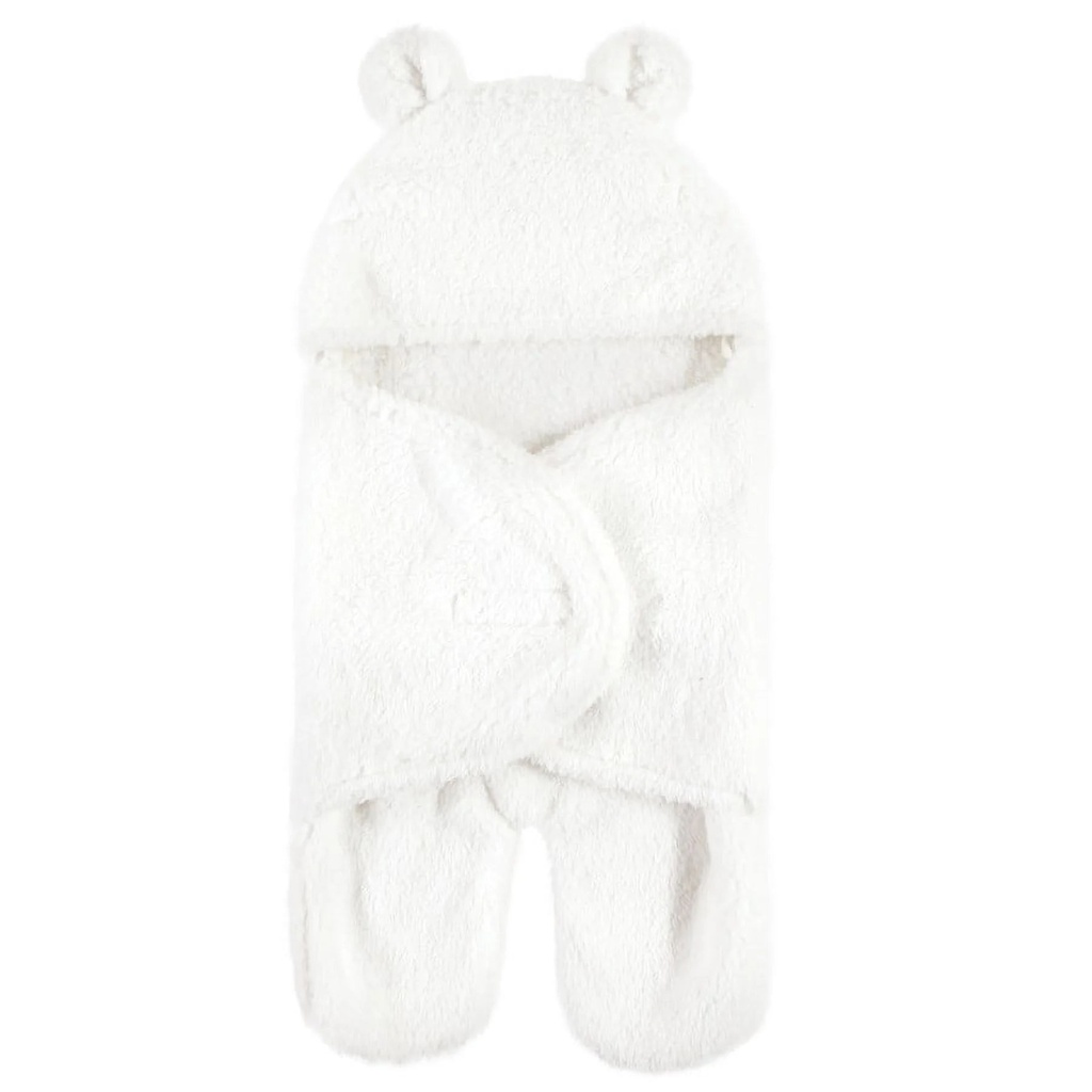 Hudson Baby Unisex Baby Animal Faux Shearling Baby Outdoor Stroller Sack Wrap, Cream, One Size