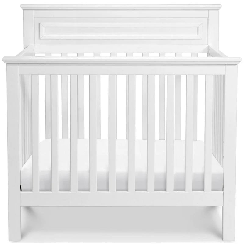 Davinci Autumn 4-In-1 Pine Wood Convertible Mini Crib in White