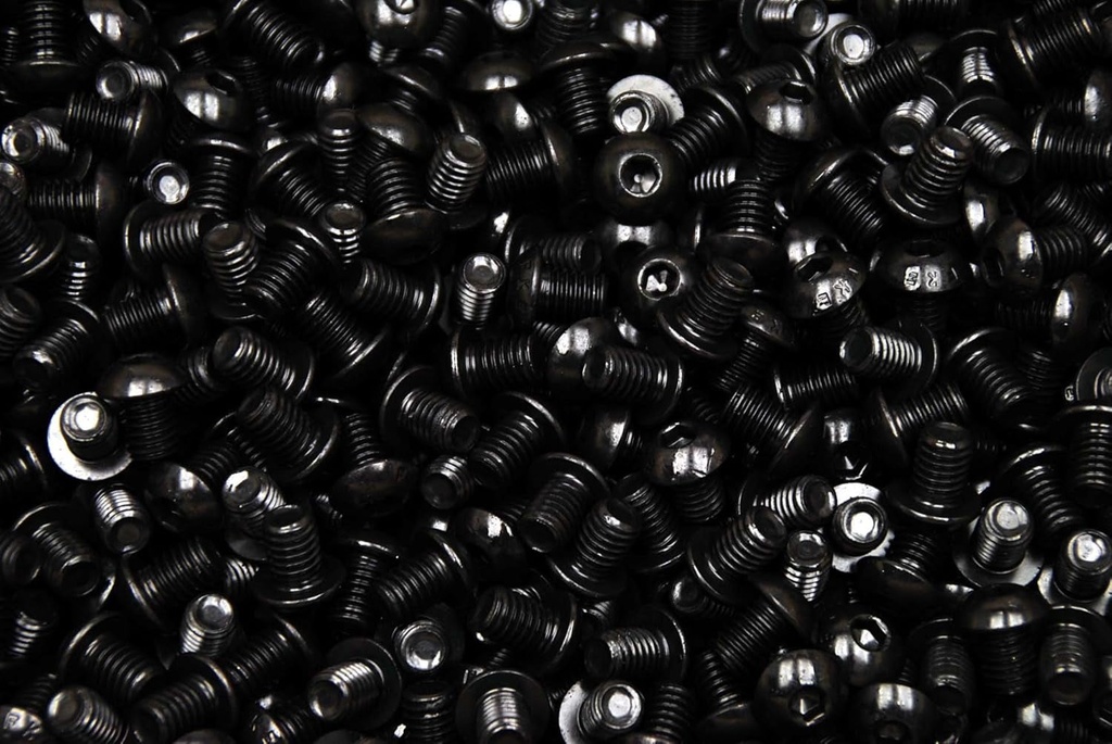 (150) Button Head 3/8-16 X 1/2 Socket Cap Screws BHCS Allen Plain Black