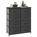DWVO 8 Drawers Dresser Bedroom Bins Organizer High Storage Tower Furniture