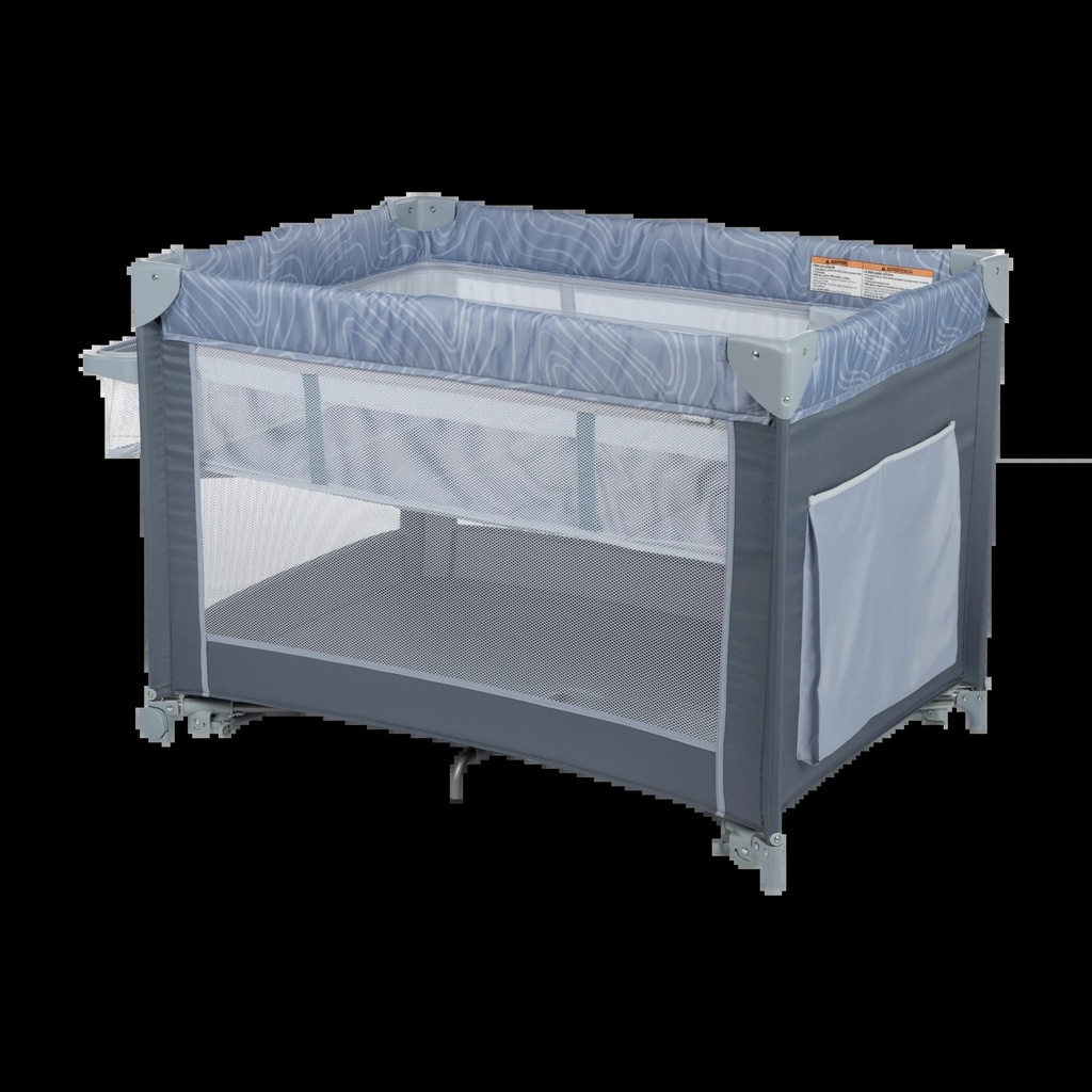 Cosco Rocking Bassinet with Play Yard DLX, Organic Waves,