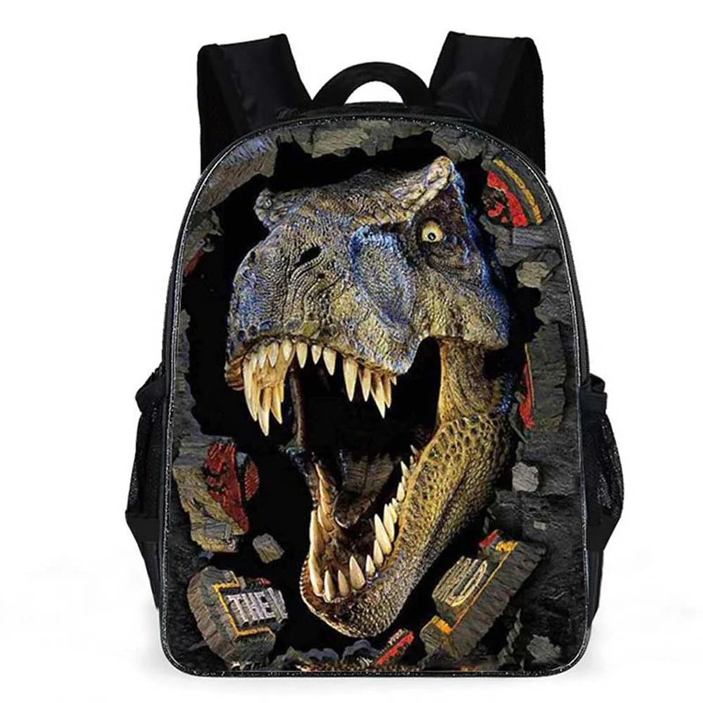 Cool Dinosaur Children Backpack，Children School Bag,Toddler Backpack 3D Cartoon Backpack Student Bag 17"