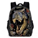 Cool Dinosaur Children Backpack，Children School Bag,Toddler Backpack 3D Cartoon Backpack Student Bag 17"