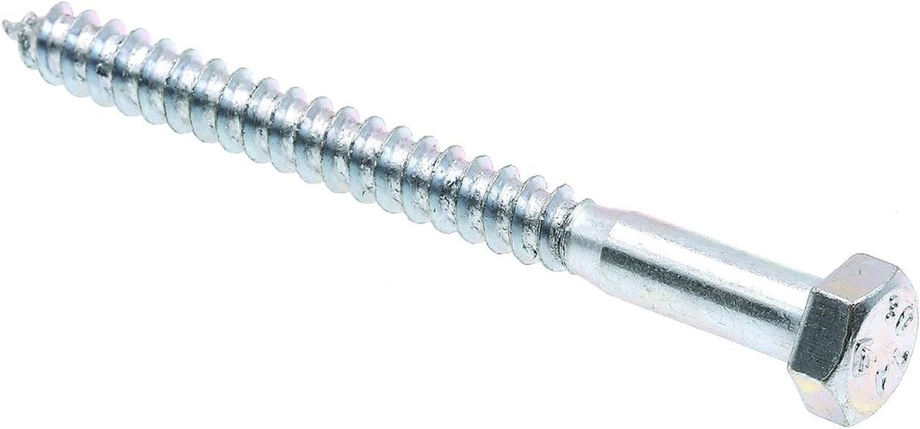 Prime-Line 9055762 Hex Lag Screws, 5/16 In. X 3-1/2 In., A307 Grade a Zinc Plated Steel (50 Pack)