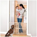 Position & Lock Adjustable Wood Baby Gate