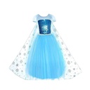 Princess Elsa Costume Party Dress Up,Little Gilrs 4