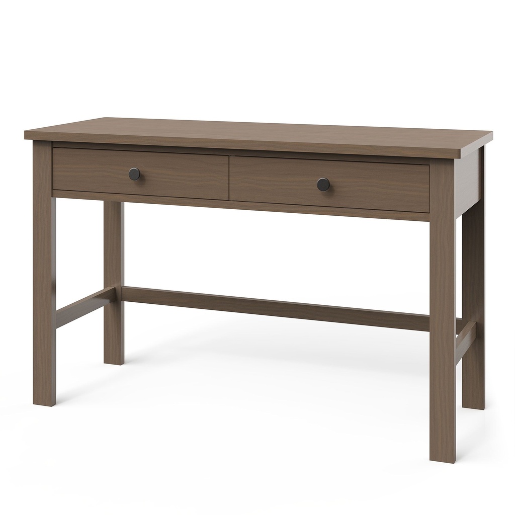 Child Craft Harmony Writing Computer Desk with Drawers, Multipurpose Bedroom or Office Writing Table with Storage Space, Small Wood Desk, 48 Inches (Dusty Heather Brown)
