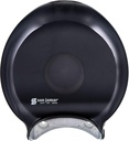 San Jamar Classic Plastic Tissue Dispenser with Large-Capacity Dispensing for Bathroom, Commercial, Office, Restaurants, Hospitals, Schools, 3.25 Inches, Black Pearl